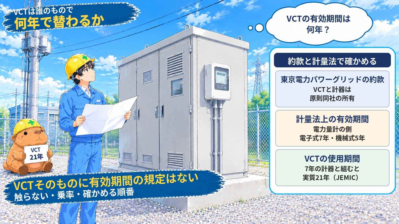 VCTは誰のもので何年で替わるか